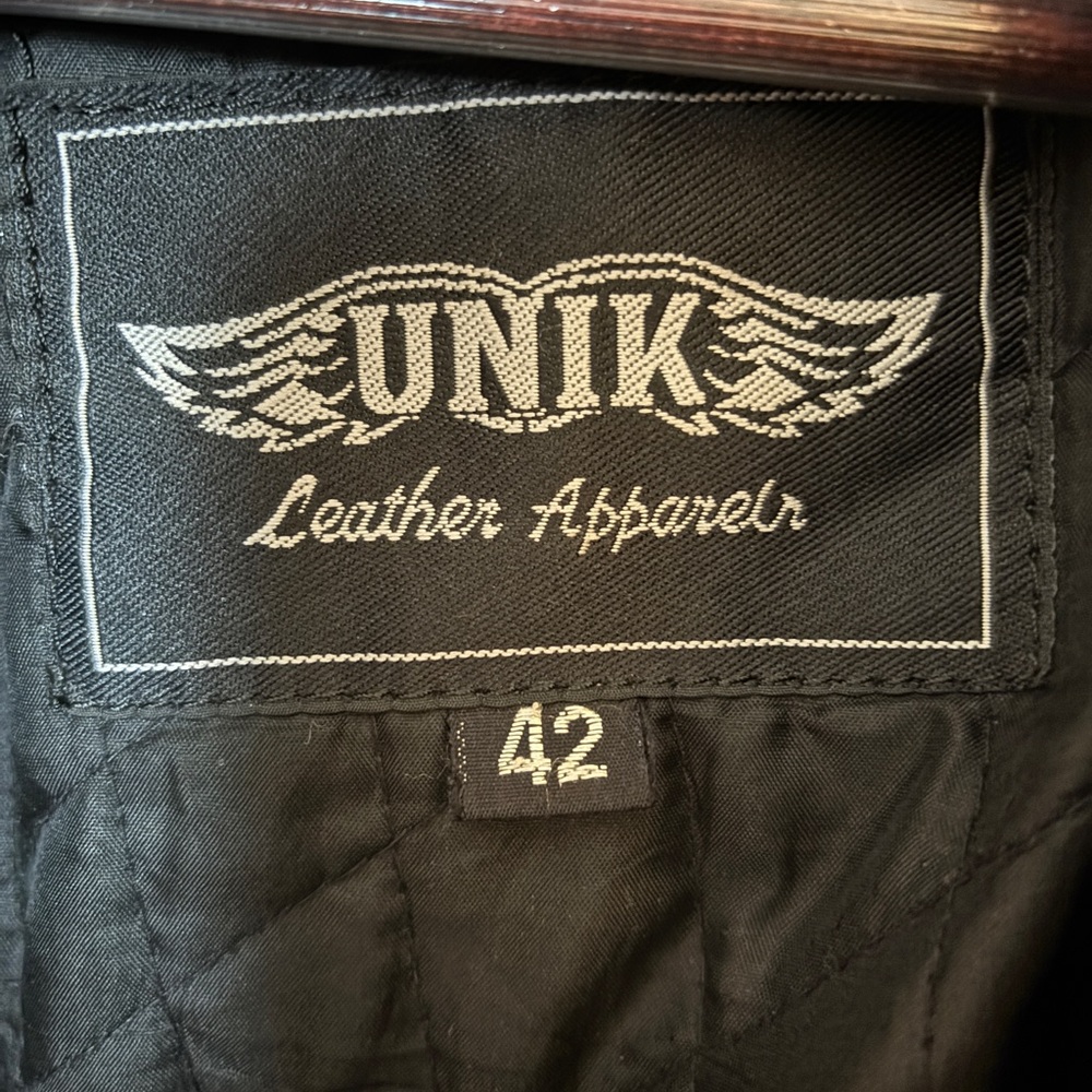 Unik Leather Men’s Motorcycle Jacket - Picture 3 of 13